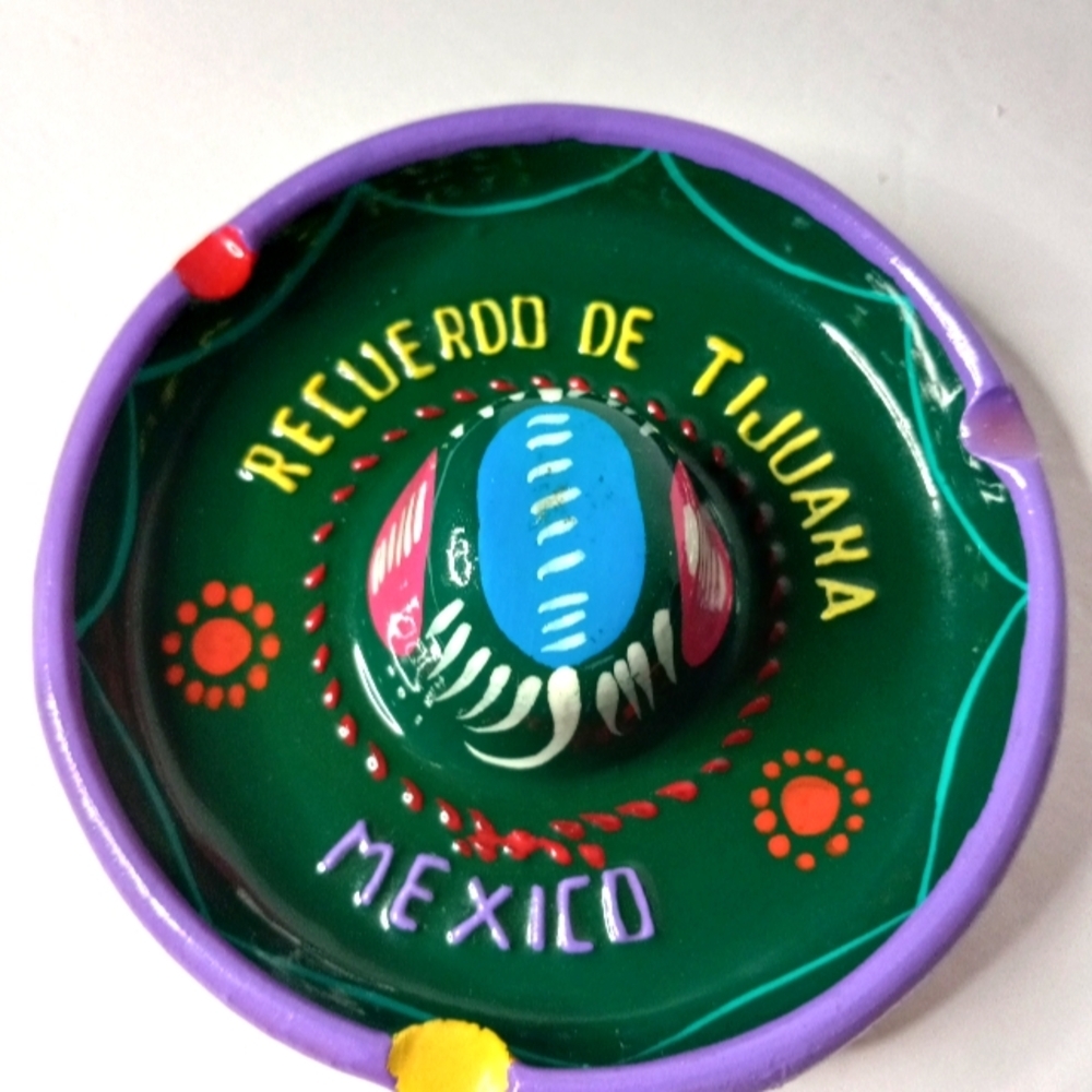 Colorful Made in Mexico Ashtray